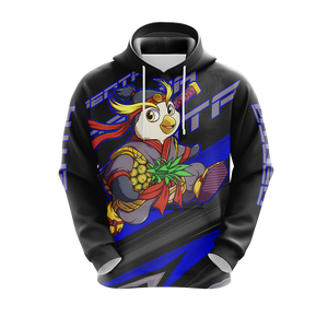 Crash Bandicoot Penta Penguin Unisex 3D Pullover Hoodie