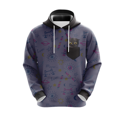 I Love Cats More Than People Unisex 3D Hoodie