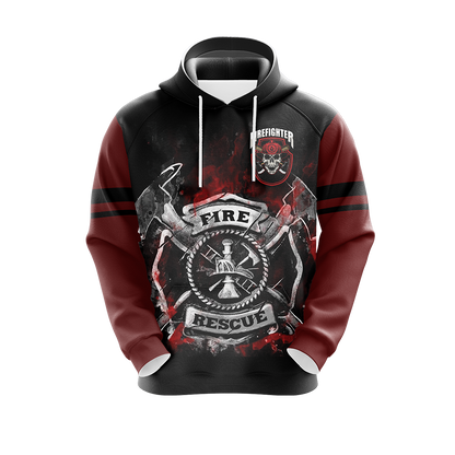 Being A Firefighter Is A Choice Being A Retried Firefighter Is An Honor Unisex 3D Hoodie