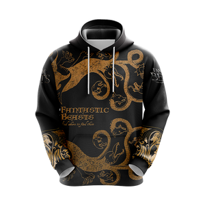 Fantastic Beasts Style Unisex 3D Hoodie