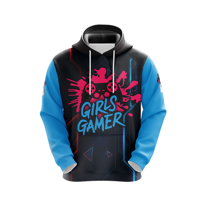 Girls Gamer Gaming Lovers Unisex 3D Hoodie