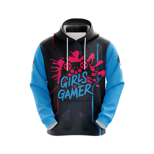 Girls Gamer Gaming Lovers Unisex 3D Hoodie