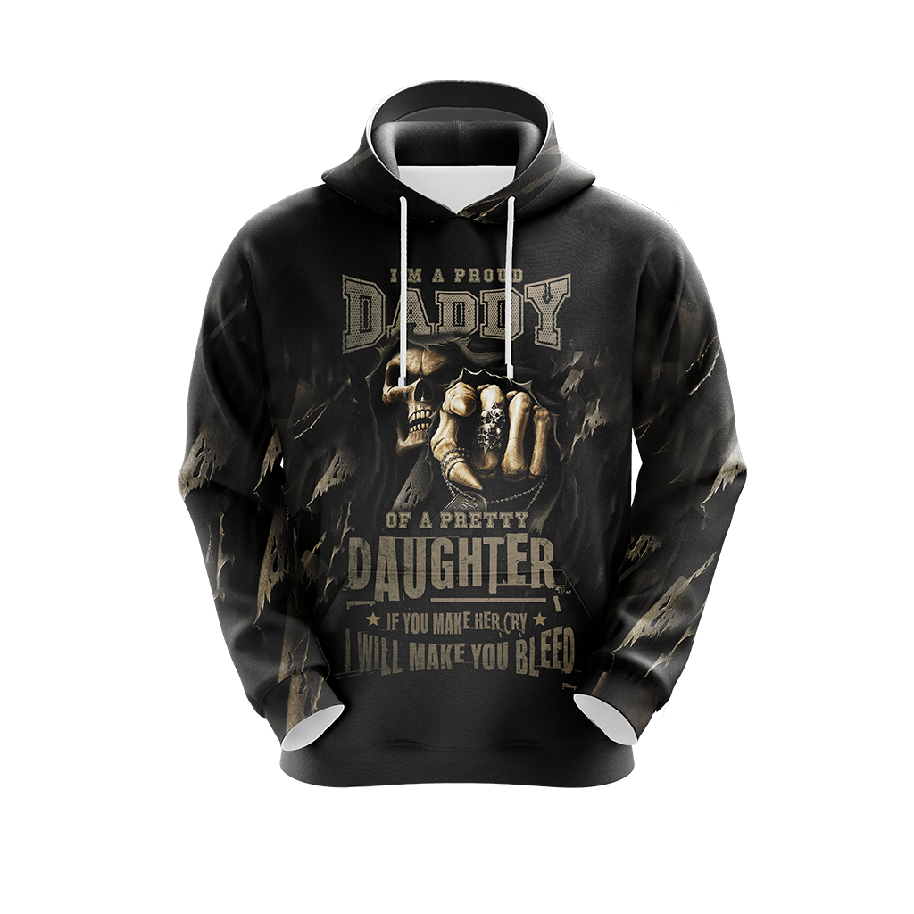 Im A Proud Daddy Unisex 3D Pullover Hoodie