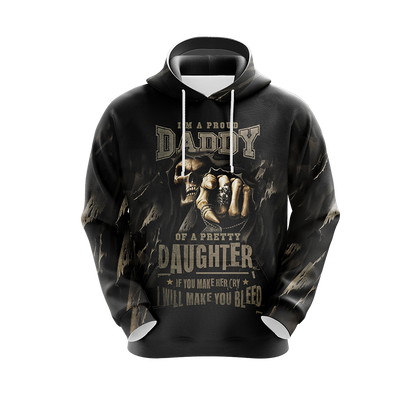 Im A Proud Daddy Unisex 3D Pullover Hoodie