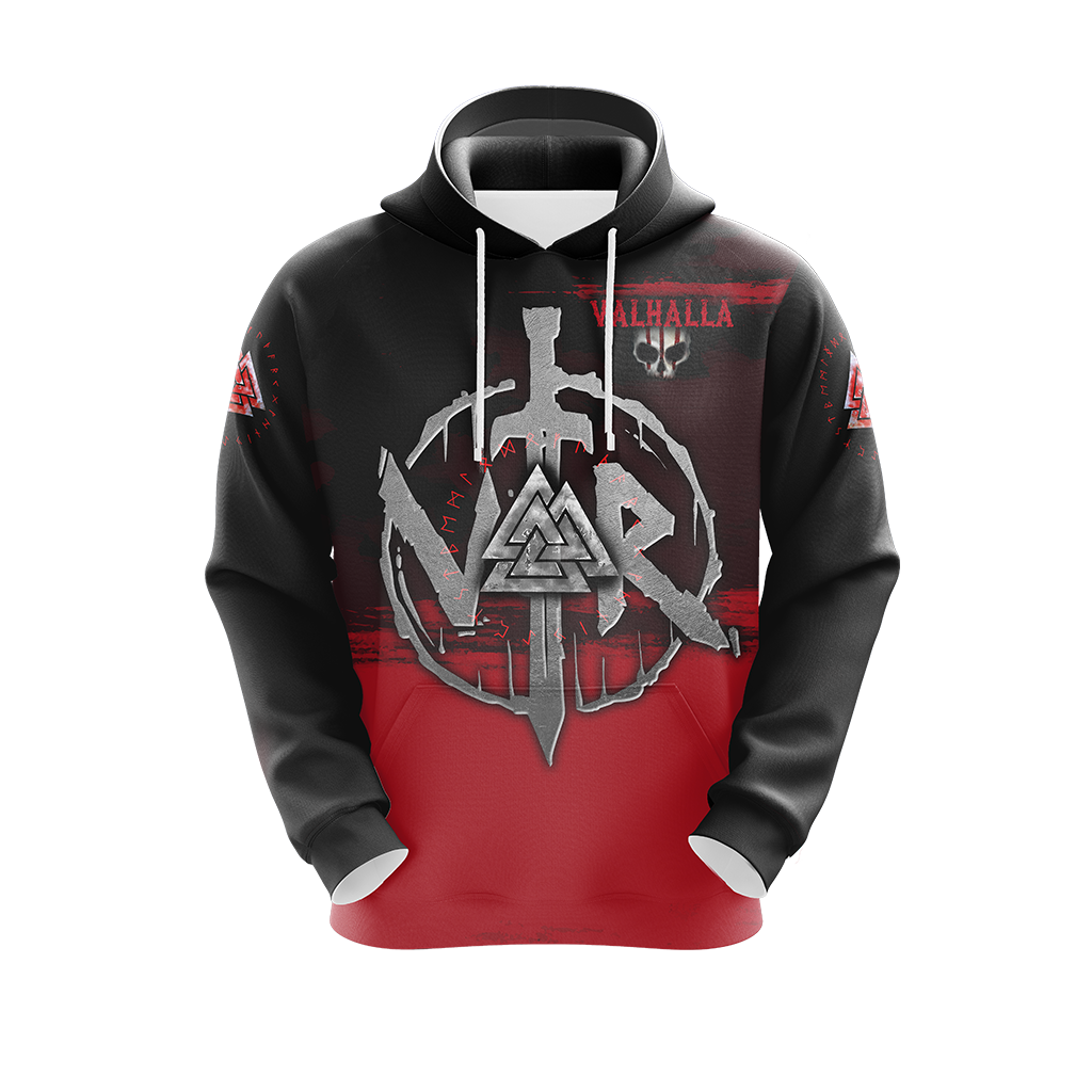 Viking Never Push A Man To Violence Who Has Been Looking For An Excuse To Die in Battle and Go To Valhalla Unisex T-shirt Zip Hoodie Pullover Hoodie