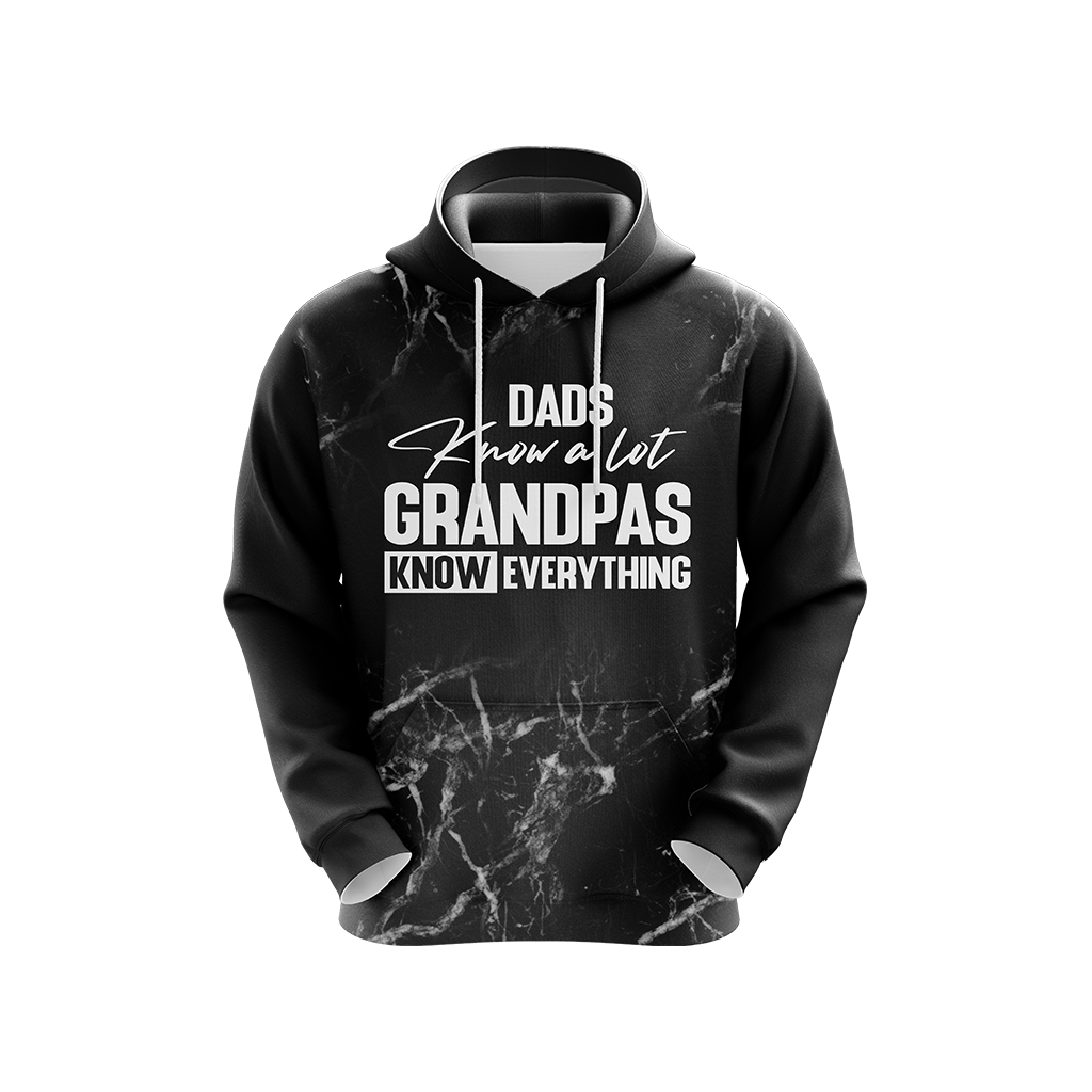 Dads Know A Lot Grandpas Know Everything Unisex 3D Hoodie