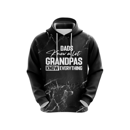 Dads Know A Lot Grandpas Know Everything Unisex 3D Hoodie