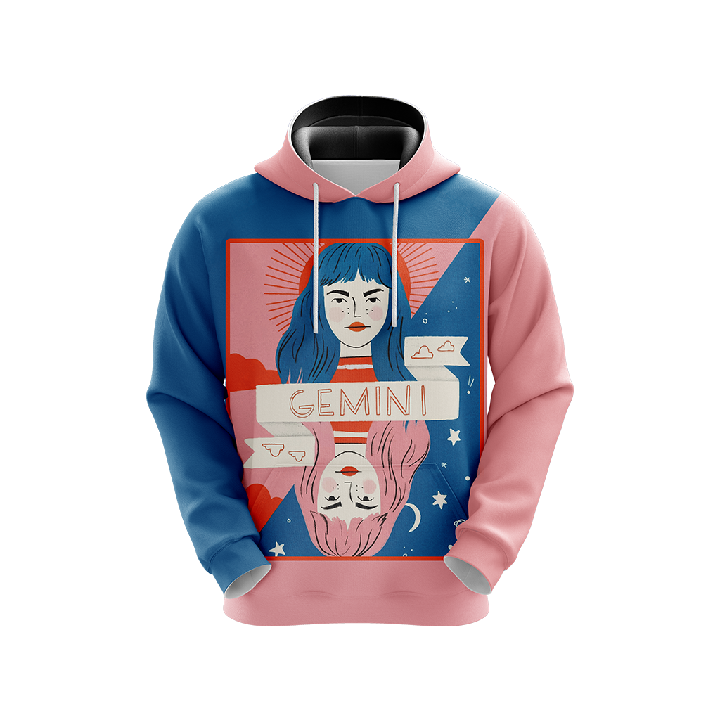 Gemini Birthday Unisex 3D Hoodie