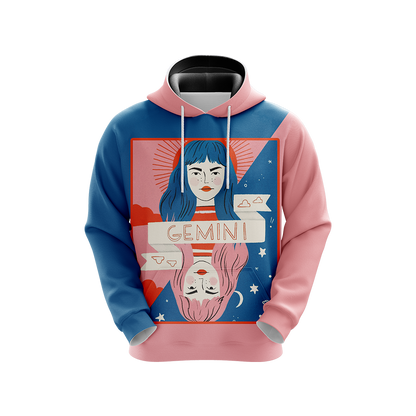 Gemini Birthday Unisex 3D Hoodie