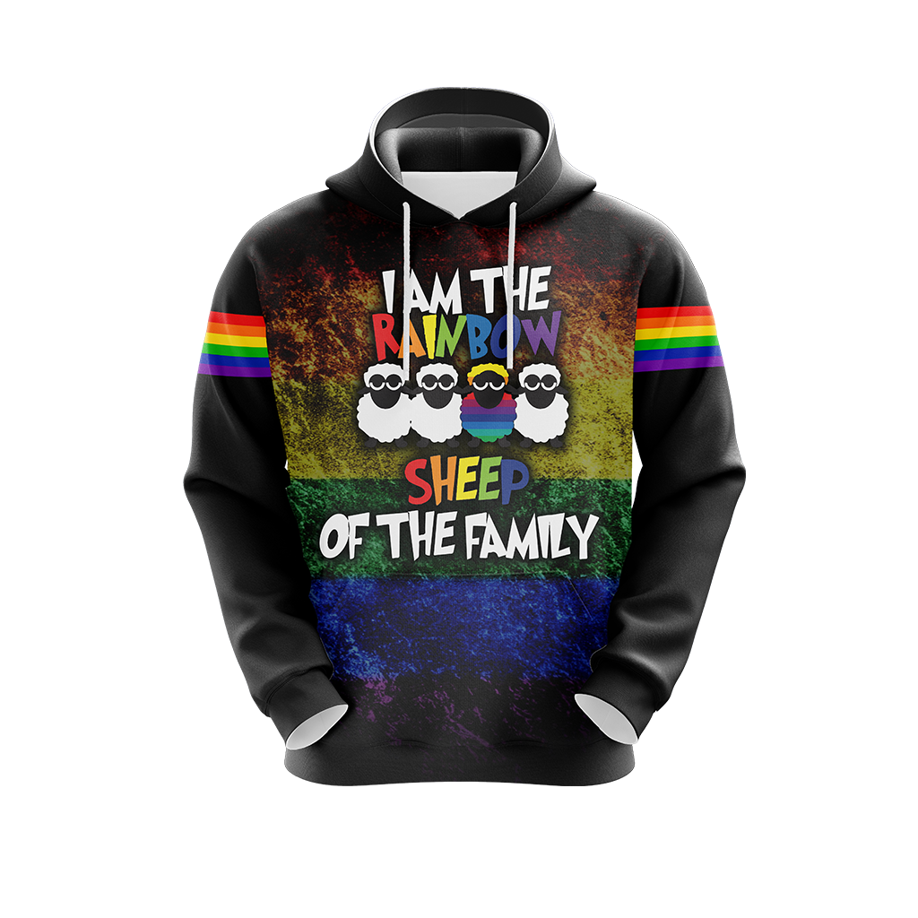 LGBT - I Am Rainbow Sheep Of The The Family Unisex 3D Hoodie