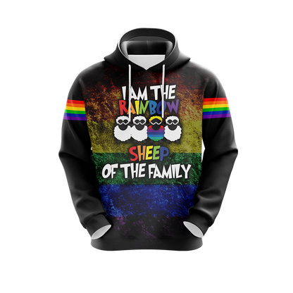 LGBT - I Am Rainbow Sheep Of The The Family Unisex 3D Hoodie