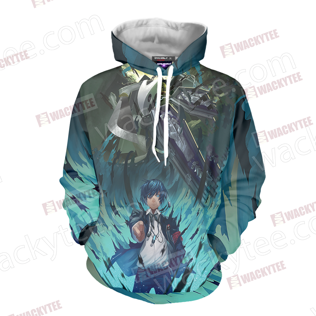 Persona 3 Thanatos And Makoto Yuuki 3D Hoodie
