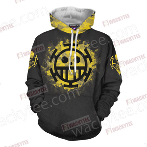 One Piece Trafalgar D. Water Law Unisex 3D Hoodie