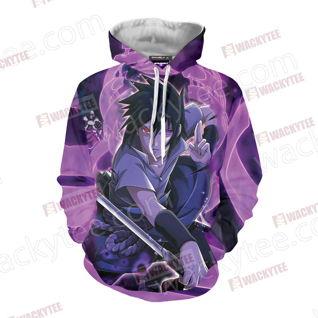 Naruto Uchiha Sasuke Unisex 3D Hoodie
