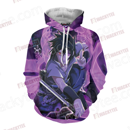 Naruto Uchiha Sasuke Unisex 3D Hoodie