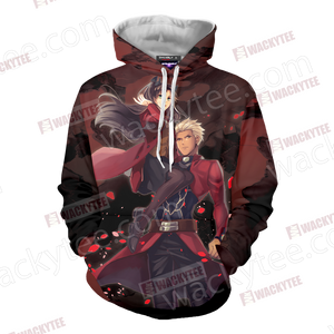 Fate/ Stay Night - Blade And Fate Rin 3D Hoodie