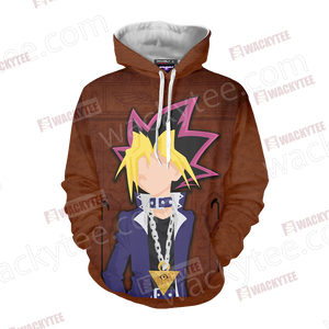 Yu Gi Oh! Yugi Muto And Slifer The Sky Dragon 3D Hoodie