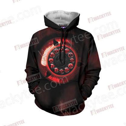 Naruto - Sharingan Unisex 3D Hoodie