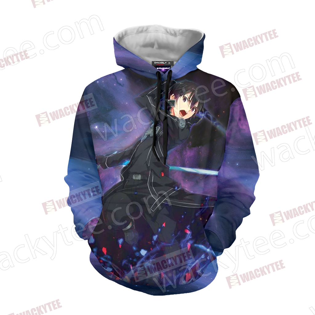 Sword Art Online Kirito 3D Hoodie