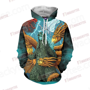 Godzilla King Of The Monsters New Look Unisex 3D Hoodie