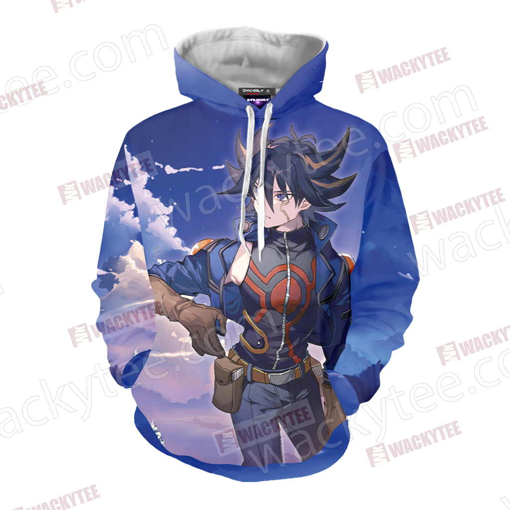 Yu-Gi-Oh! Fudo Yusei New Unisex 3D Hoodie