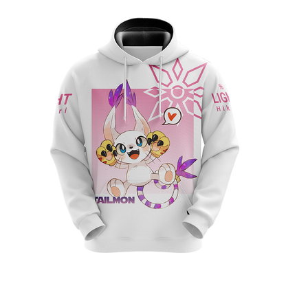 Digimon Tailmon Unisex 3D Pullover Hoodie