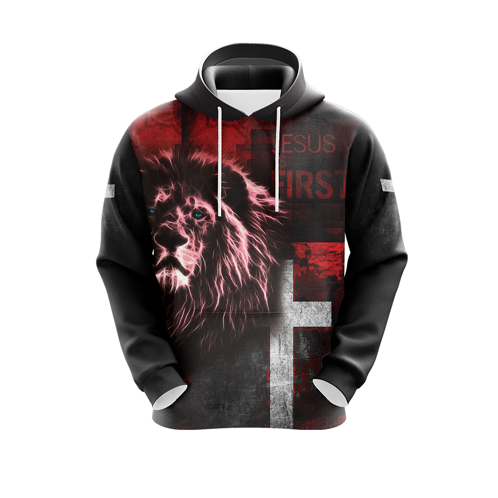 Chirstian Jesus Is My God My King My Lord Unisex 3D Hoodie