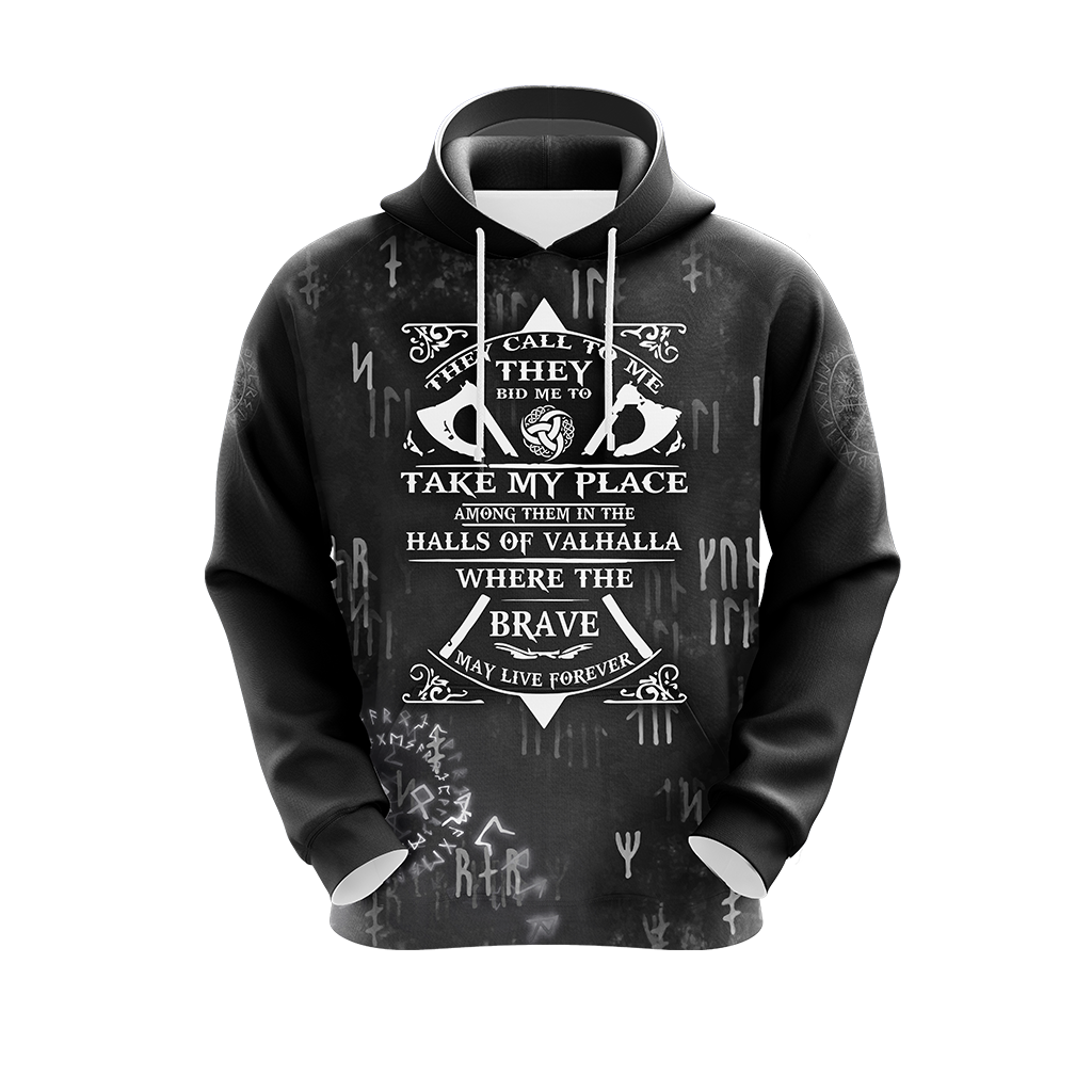 Viking Prayer Unisex 3D T-shirt Zip Hoodie Pullover Hoodie