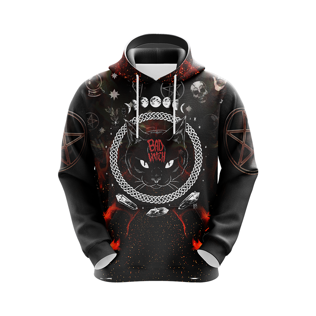 Bad Witch Unisex 3D Hoodie