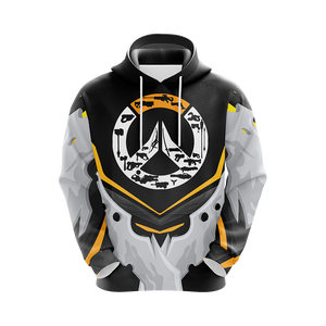 Overwatch Weapons Logo Unisex 3D Hoodie