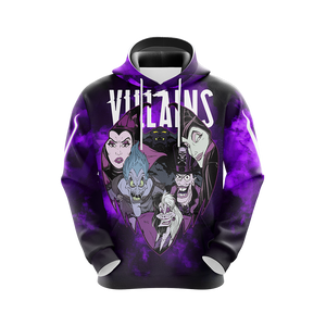 Disney Vilains Unisex 3D Hoodie