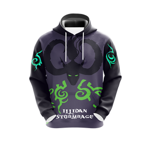 World Of Warcraft - Illidan Stormrage Unisex 3D Hoodie