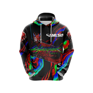 Cyberpunk 2077 - Samurai logo Unisex 3D Hoodie