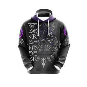 Black Panther Wakanda Forever Unisex 3D Hoodie