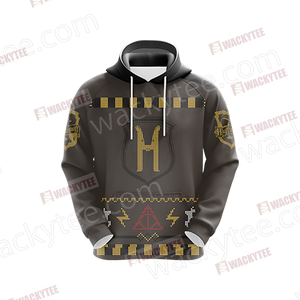 Harry Potter Loyal Like A Hufflepuff Winter Style Unisex 3D Hoodie