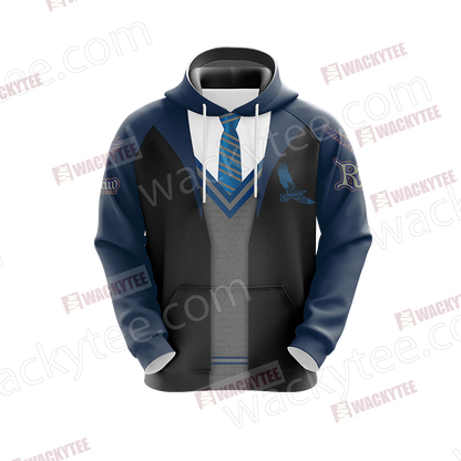 Harry Potter Hogwarts Uniform Ravenclaw House Unisex 3D Hoodie