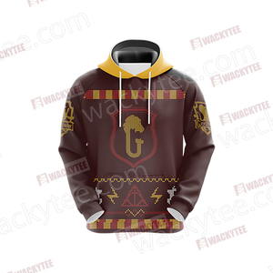 Harry Potter - Brave Like A Gryffindor Winter Style 3D Hoodie
