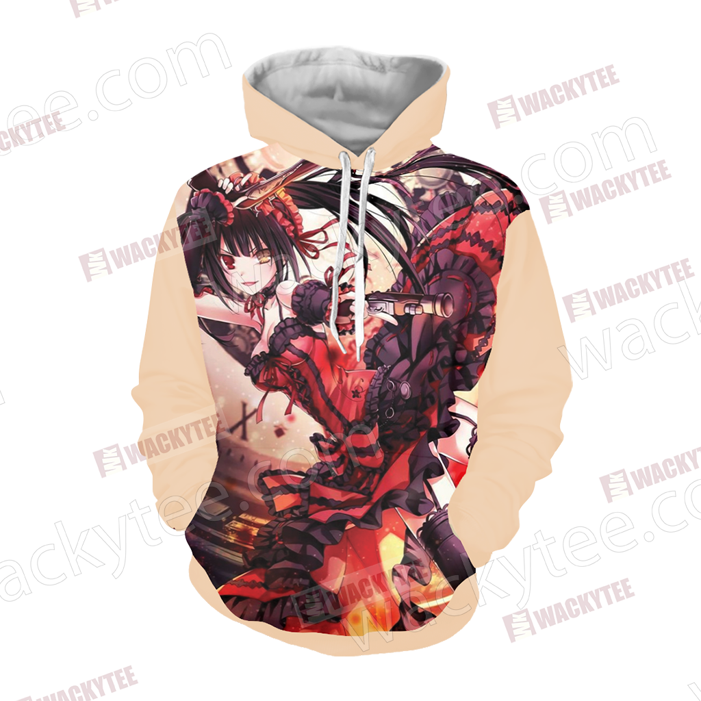 Date A Live - Kurumi Unisex 3D Hoodie