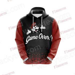 Mario Game Over Unisex 3D Hoodie