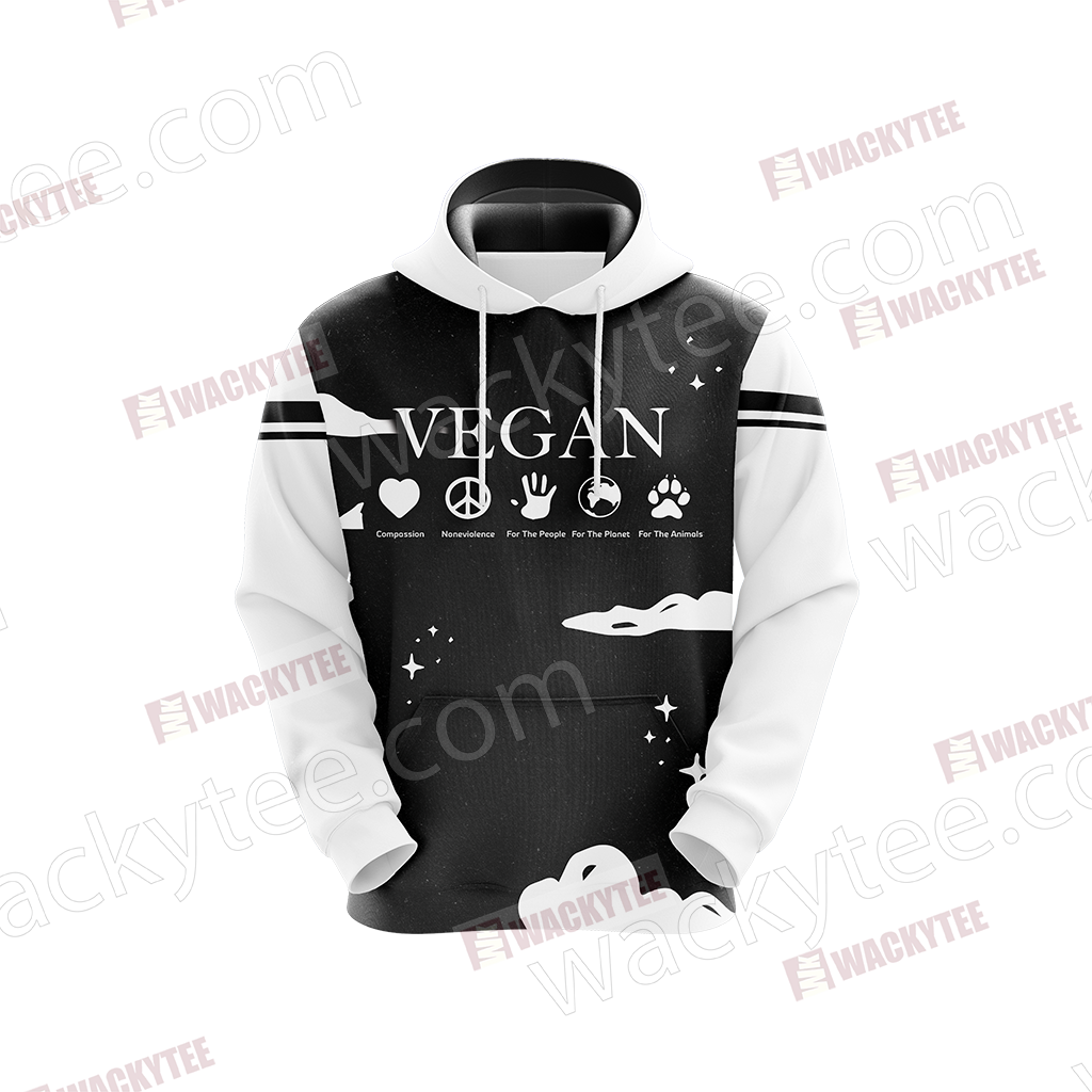 The Future Is Vegan 3D Hoodie