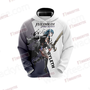 Fire Emblem: Three Houses - Female Byleth Unisex 3D Hoodie