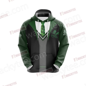 Harry Potter Hogwarts Uniform Slytherin House Unisex 3D Hoodie