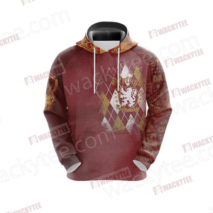 Harry Potter - Gryffindor House Unisex 3D Hoodie