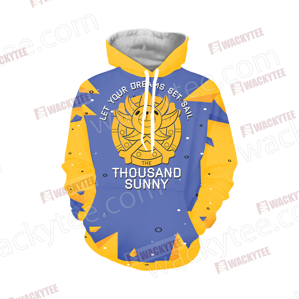 One Piece - Thousand Sunny Unisex 3D Hoodie