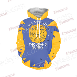 One Piece - Thousand Sunny Unisex 3D Hoodie