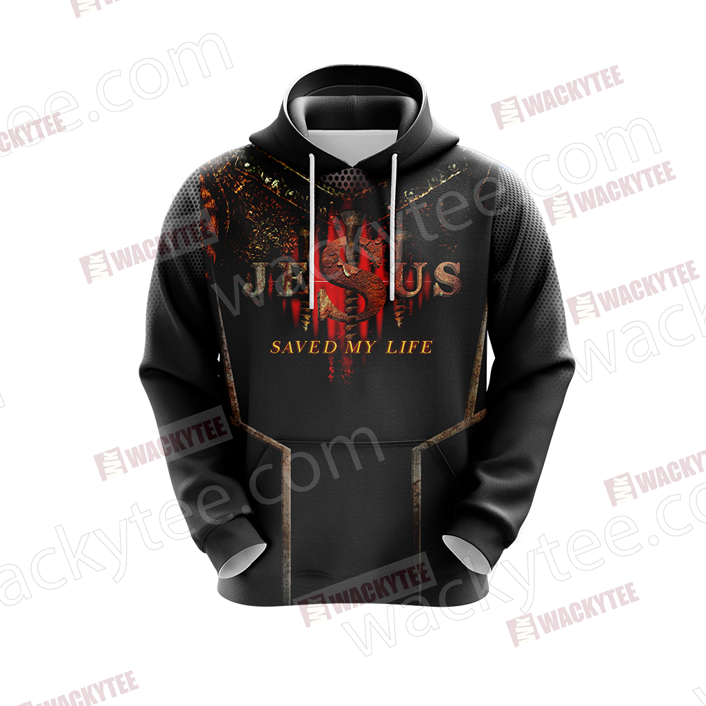 Chirstian Jesus Save My Life Unisex 3D Hoodie