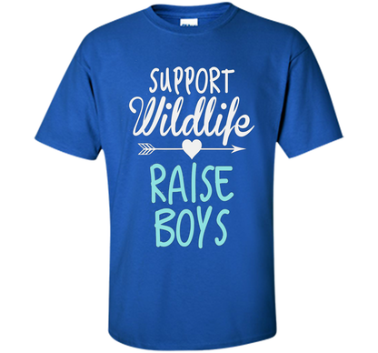 Support Wildlife Raise Boys T-shirt Royal