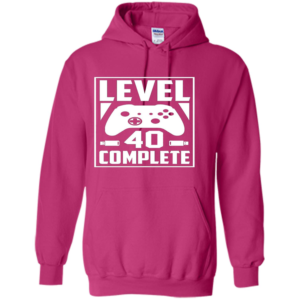 Birthday T-shirt Level 40 Complete Heliconia