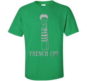 Vintage Paris French Fry T Shirt Men Women and Kids t-shirt