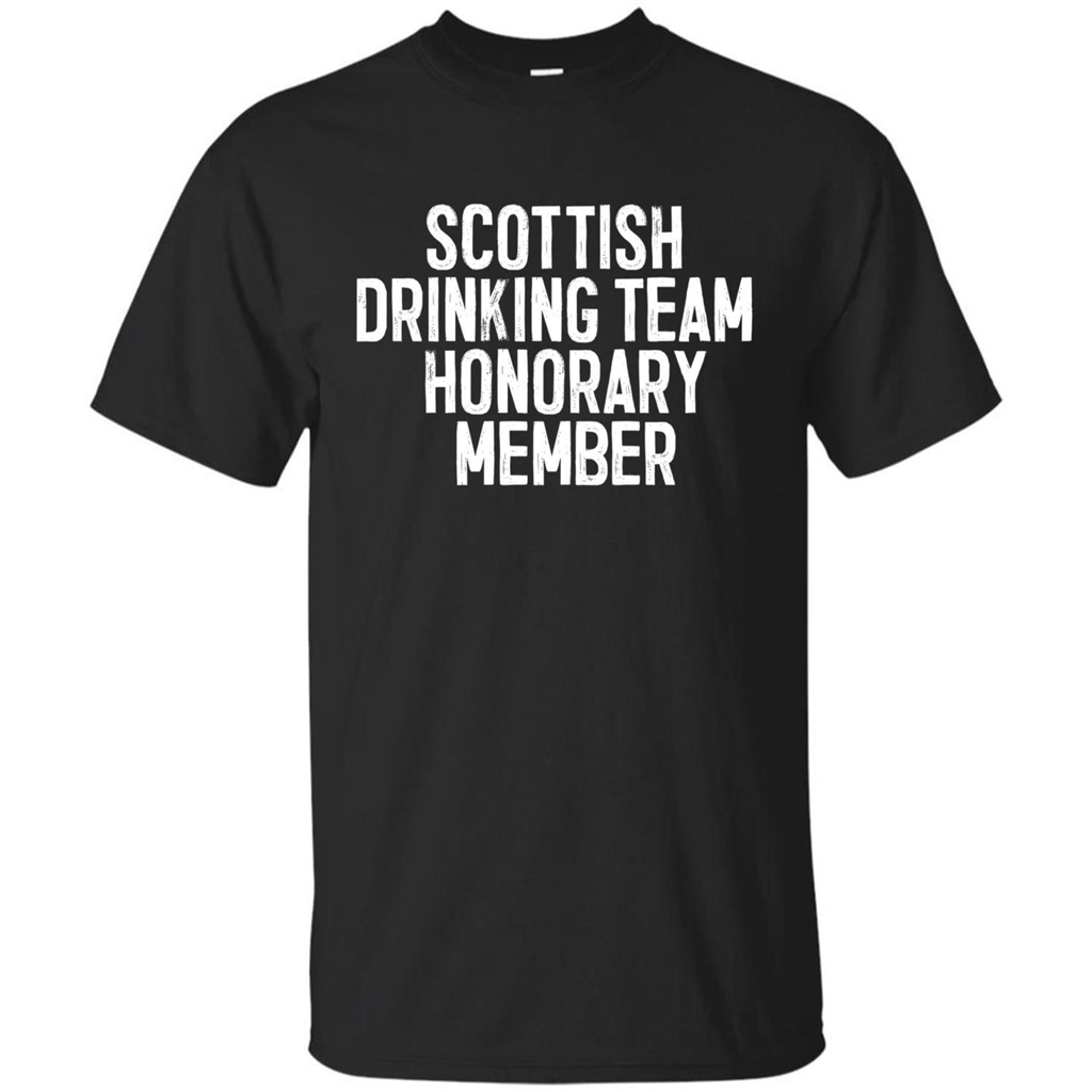Scottish Drinking Team Honorary Member T-Shirt Black